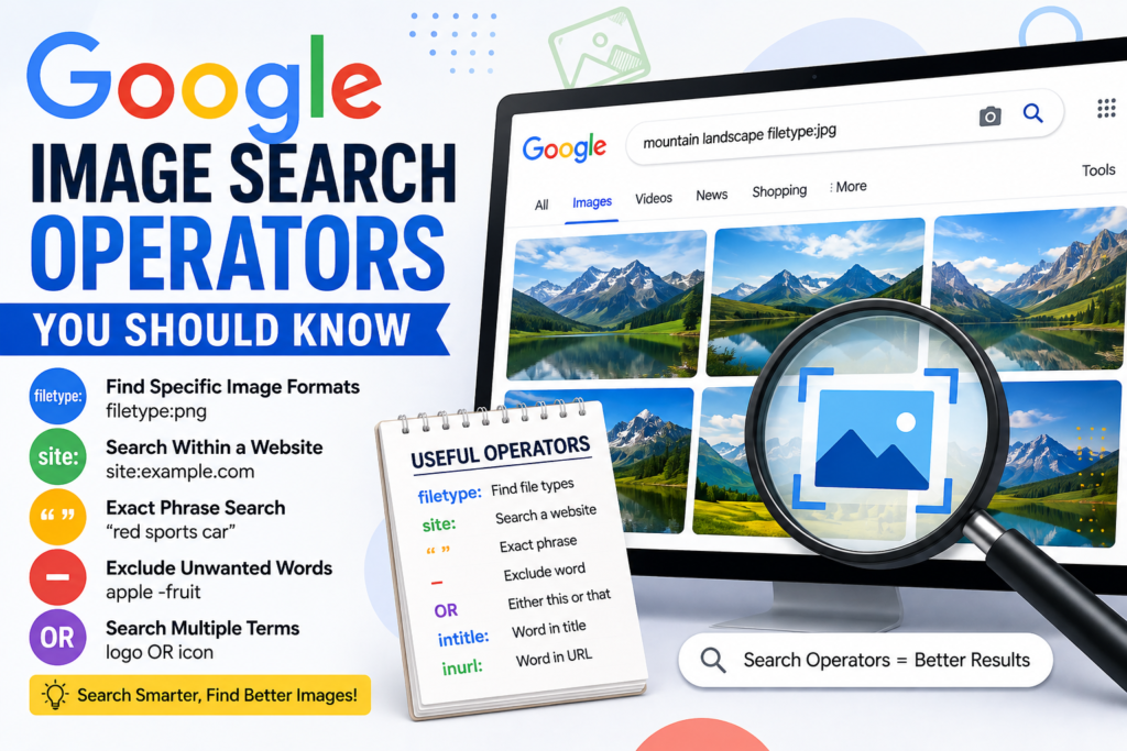 Google Image Search Operators Guide