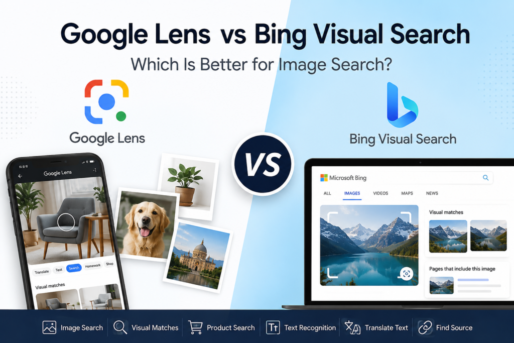 Google Lens vs Bing Visual Search: Which Is Better for Image Search?
