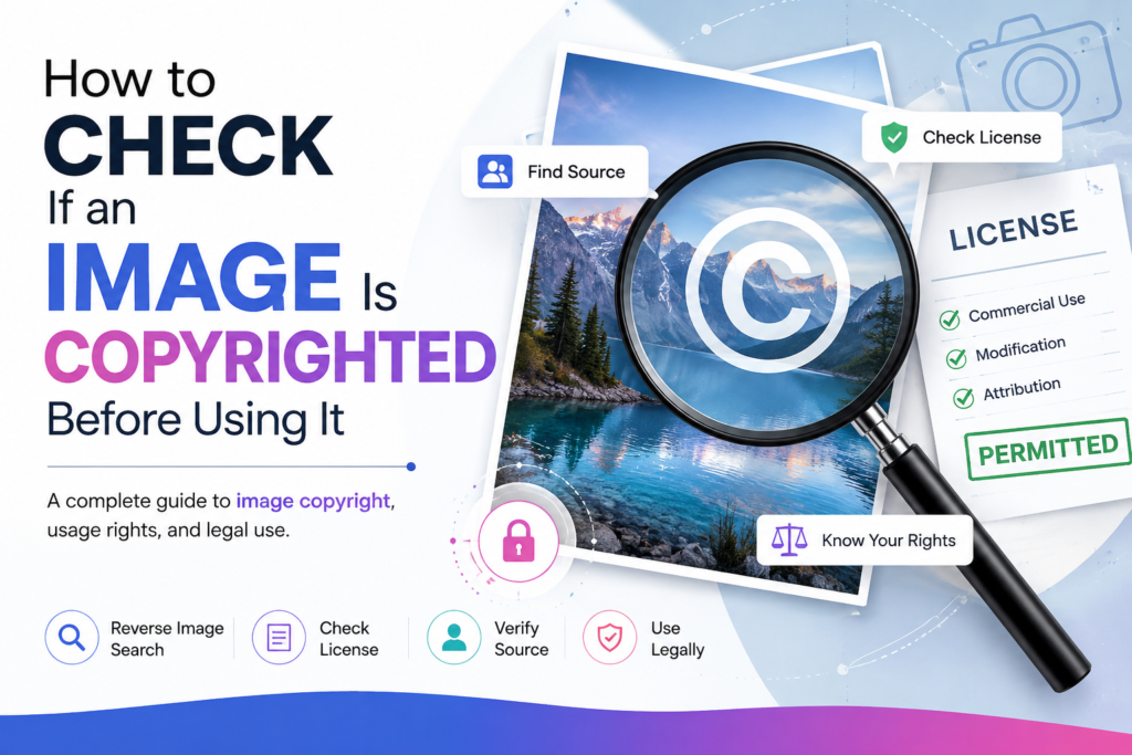 How to Check If an Image Is Copyrighted Before Using It