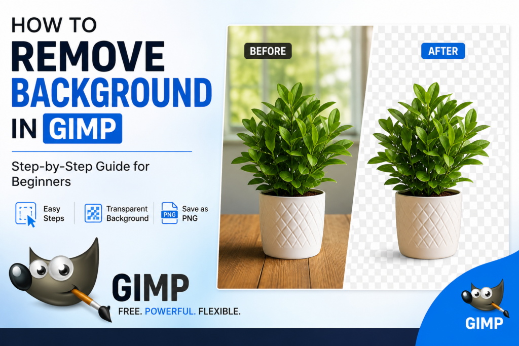 How to Remove Background in GIMP